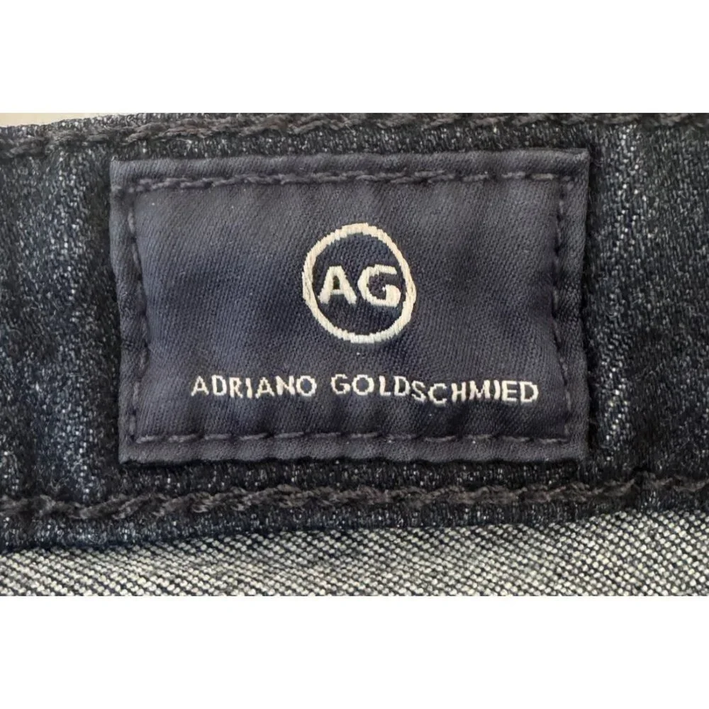 AG Adriano Goldschmied Size 25 Dark Wash Legging Ankle Jeans Cotton Blend